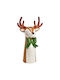G.Wurm Christmas Vase Ceramic Green L24xW14xD10cm.