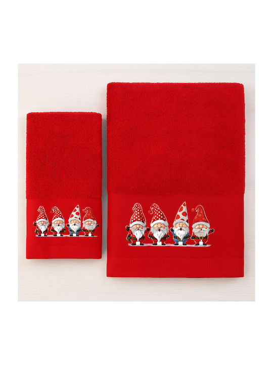 Astron Italy Santa Claus Handtuch mit Weihnachtsmann 2Stücke