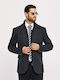 Men's Winter Suit Jacket Blue