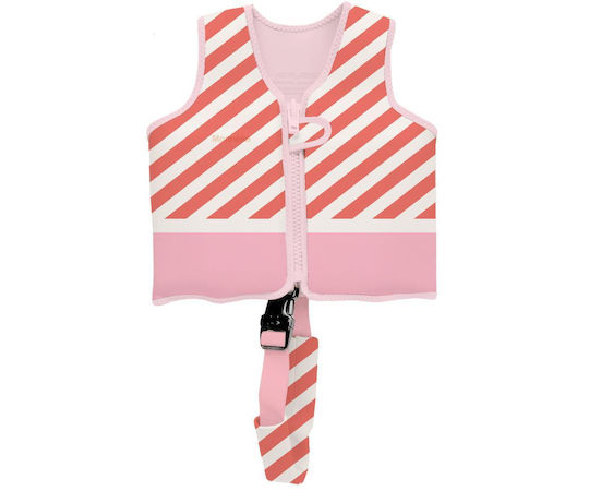 Protection Vest Stripes Bloom&blush 3-6 Years Monnëka