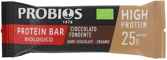 Probios Protein Bar Bars with 25% Protein & Flavor Cocoa and Dark Chocolate 8x40gr