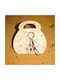 LiebeQueen Lucrat manual Suspendata Amulet Potcoavă Auriu 1buc