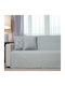 Cotone Ριχτάρι Τετραθέσιου Καναπέ Chenille 180x340εκ. Πετρόλ