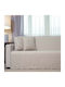Cotone Ριχτάρι Τετραθέσιου Καναπέ Chenille 180x340εκ. Γκρεζ