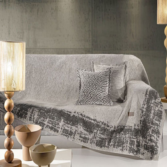 Guy Laroche Omnia Sofa Throw 2 Seater P180xW250cm Natural