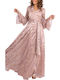 Maxi Dress for Wedding / Baptism Pink