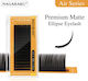 Nagaraku Air Series Double Tips Ellipse Eyelash Extensions 0.15c Mixed 8-15mm