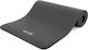 Plura Exercise Mat Black with Carry Strap (183x60x1.5cm)