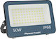 Powertech Waterproof LED Floodlight 50W Natural White 4000K IP66