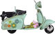 Decorative Magnet Vespa Green 11.3cm