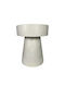 Stool For Living Room Ceramic Cream 38x38x46cm