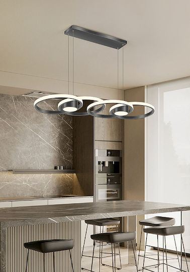 ArkoLight Pendant Light Black 88cm