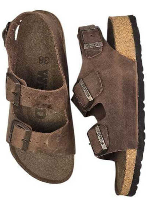 Wizard Leather Anatomic Brown Sandals