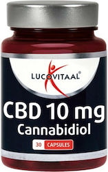 Lucovitaal Συμπλήρωμα Κάνναβης 10mg με Γεύση Natural 30 κάψουλες 30τμχ