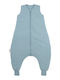 Meyco Winter Schlafsack mit Füßen Jeans Blue
