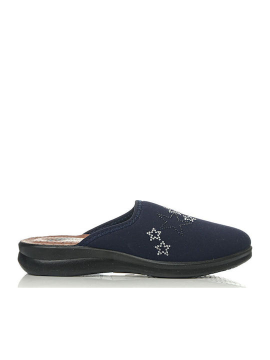 Sunshine Anatomische Damen Hausschuhe Blau
