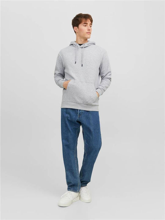 Jack & Jones Sweat Суитшърт с Качулка Сив