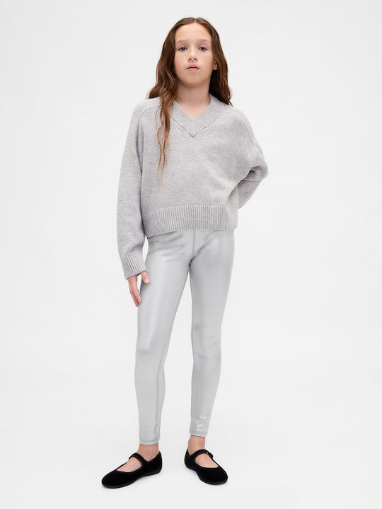 GAP Kinder Leggings Lang Silver