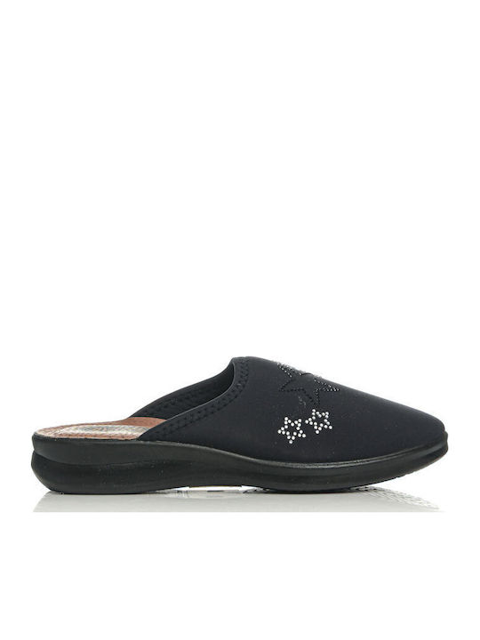 Sunshine Anatomische Damen Hausschuhe Schwarze