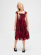 Mädchenkleid Kurzärmelig Tüll Blumen Rosa