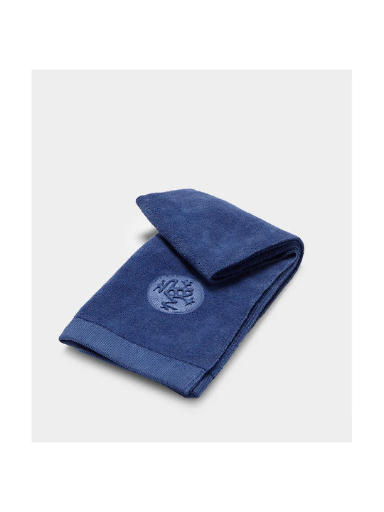 Manduka Πετσέτα Χειρός Διπλή Πλεκτή Μικροΐνα Equa Hot Hand Yoga Towel Moon Διαστάσεις 41cm X 67cm Βάρος 200γρ