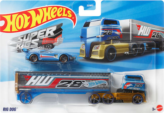 Hot Wheels Super Airplane for 3+ years+ Years Super Rigs - Rig Dog
