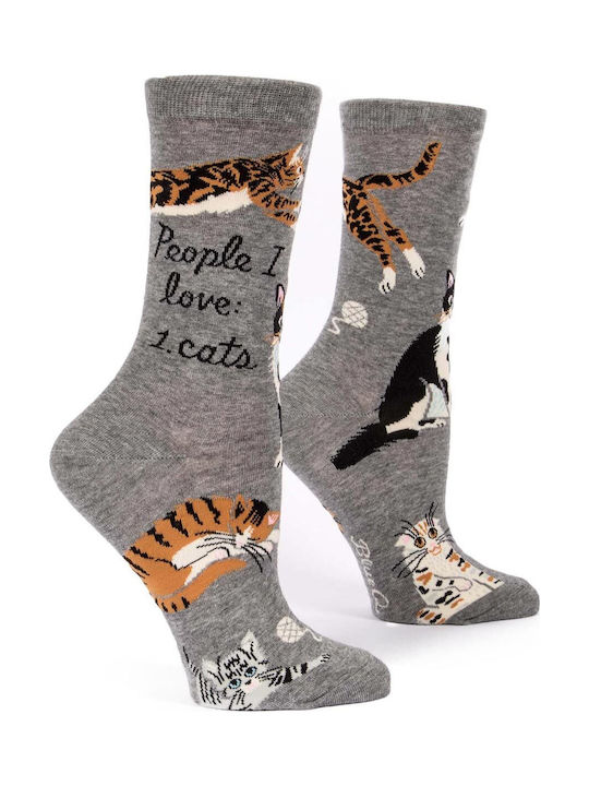 Blue Q Γυναικείες Κάλτσες People I Love Cats Sw512