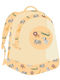 Baby Oliver School Bag Backpack Kindergarten Beige with Water Bottle Holder