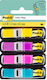 Книгоразделители 3M Post-it 12x43 4 Неонови Цвята 4x35л 683-4ab