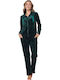 Pastunette Winter Women's Pyjama Set Green