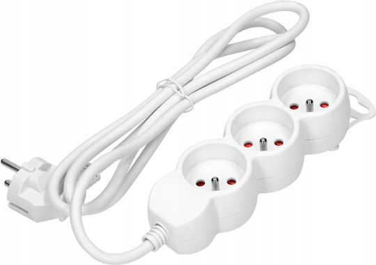 Orno Power Strip 3 Positions with Cable 3m