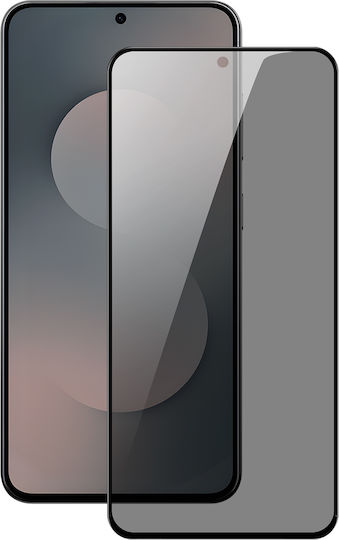 Techwave 5D 0.3mm Full Glue Privacy Full Face Tempered Glass Black (Galaxy S25 FE)