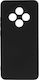 Senso Liquid Umschlag Rückseite Silikon Schwarz (Oppo Reno14F)
