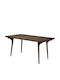 Avery Маса За Трапезария Дървена Орех 150x90x75см Е7670,1