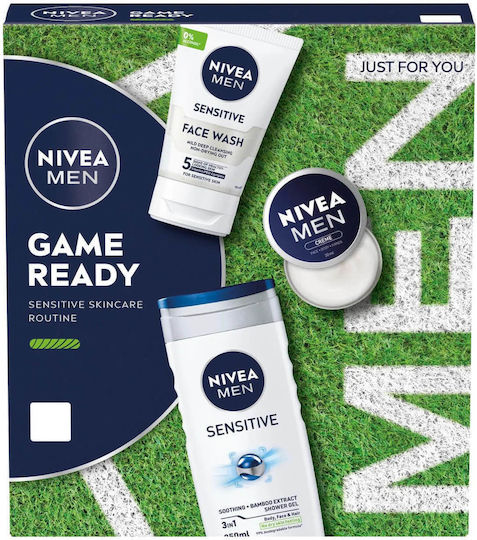 Nivea Ready Σετ Περιποίησης για Ενυδάτωση, Καθαρισμό Προσώπου & Καθαρισμό Σώματος 3τμχ