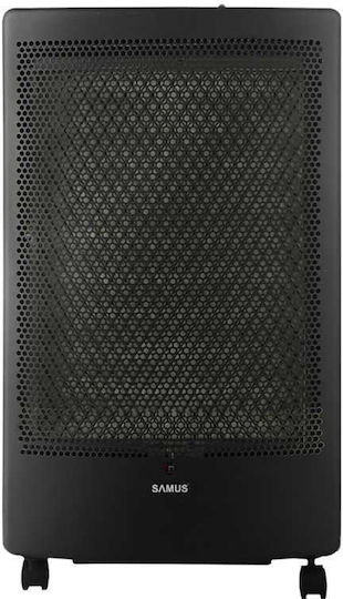 Samus Încălzitor gaz interior 3000W Negru 41.5x38.5x72.5cm