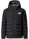 Waterproof Kids Sports Short Double Sided Hooded Jacket Black