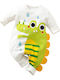 TakTakBaby Baby Bodysuit Long-Sleeved White