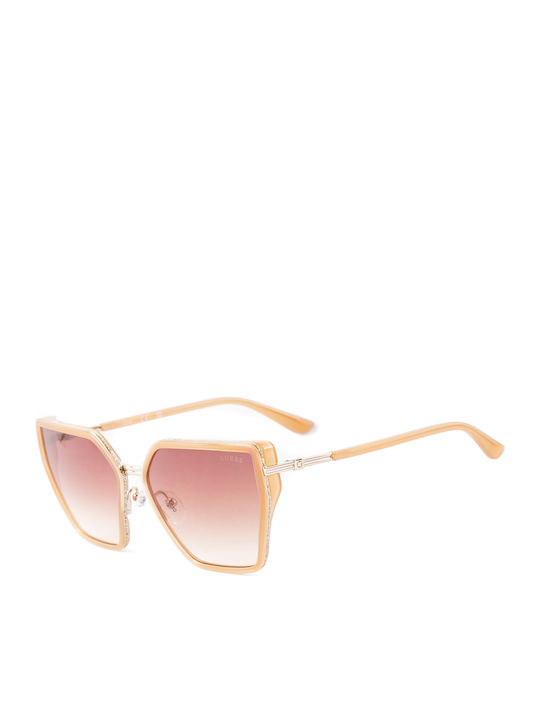 Guess Guess Damen Sonnenbrillen mit Schwarzem Rahmen und Rosa Verlaufsfarbe Gläser GU00146 57F