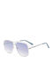 Guess Guess Herren Sonnenbrille mit Silber Metallrahmen und Grau Verlaufsfarbe Gläser GO00066 10B