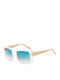 Guess Women's Sunglasses with White Plastic Frame and Blue Gradient Lens GU00097 25P