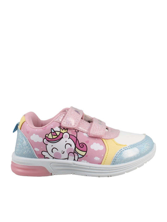 Παιδικά Sneakers με Σκρατς & Φωτάκια Πολύχρωμα