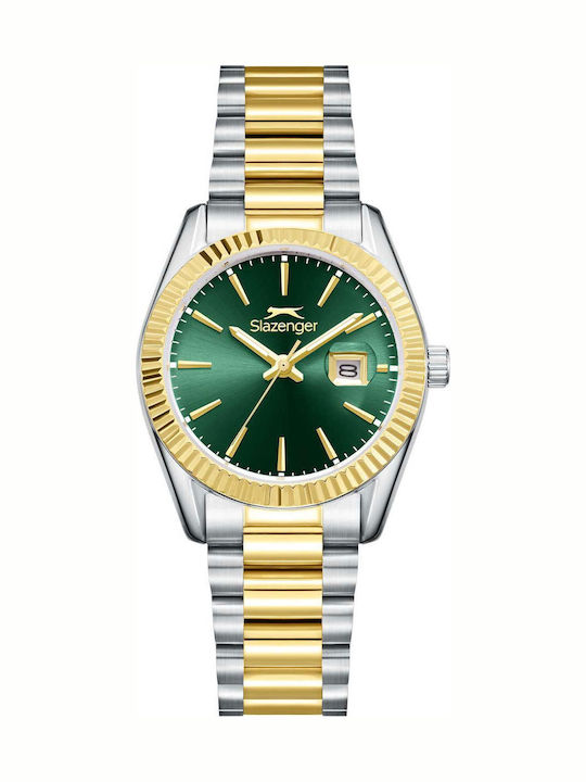 Slazenger Women's Watch with Silver Metal Bracelet