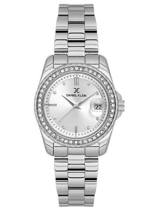 Daniel Klein Women's Watch with Silver Metal Bracelet