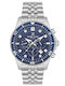 Daniel Klein Men's Watch Battery with Silver Metal Bracelet