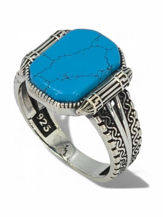 Herren Ring mit Steinen aus Silber
