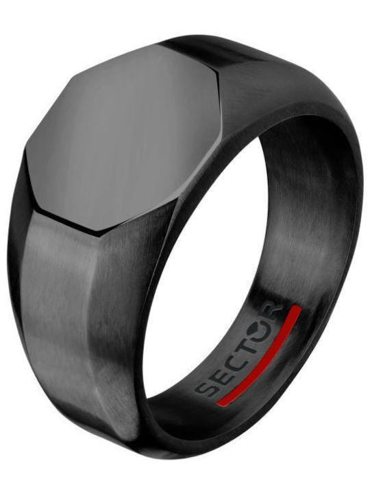 Sector Herren Ring aus Stahl