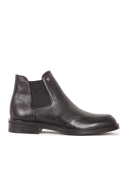 Piele Negru Ghete barbati