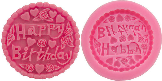 Silicone Mold Biscuit Happy Birthday Porcelain for Wax for Clay