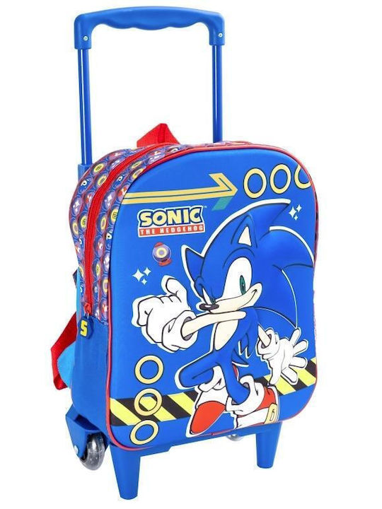 Disney Sonic Sonic School Bag Trolley Kindergarten Multicolour